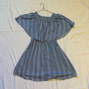 Show Me your Mumu, medium, blue off the shoulder dress